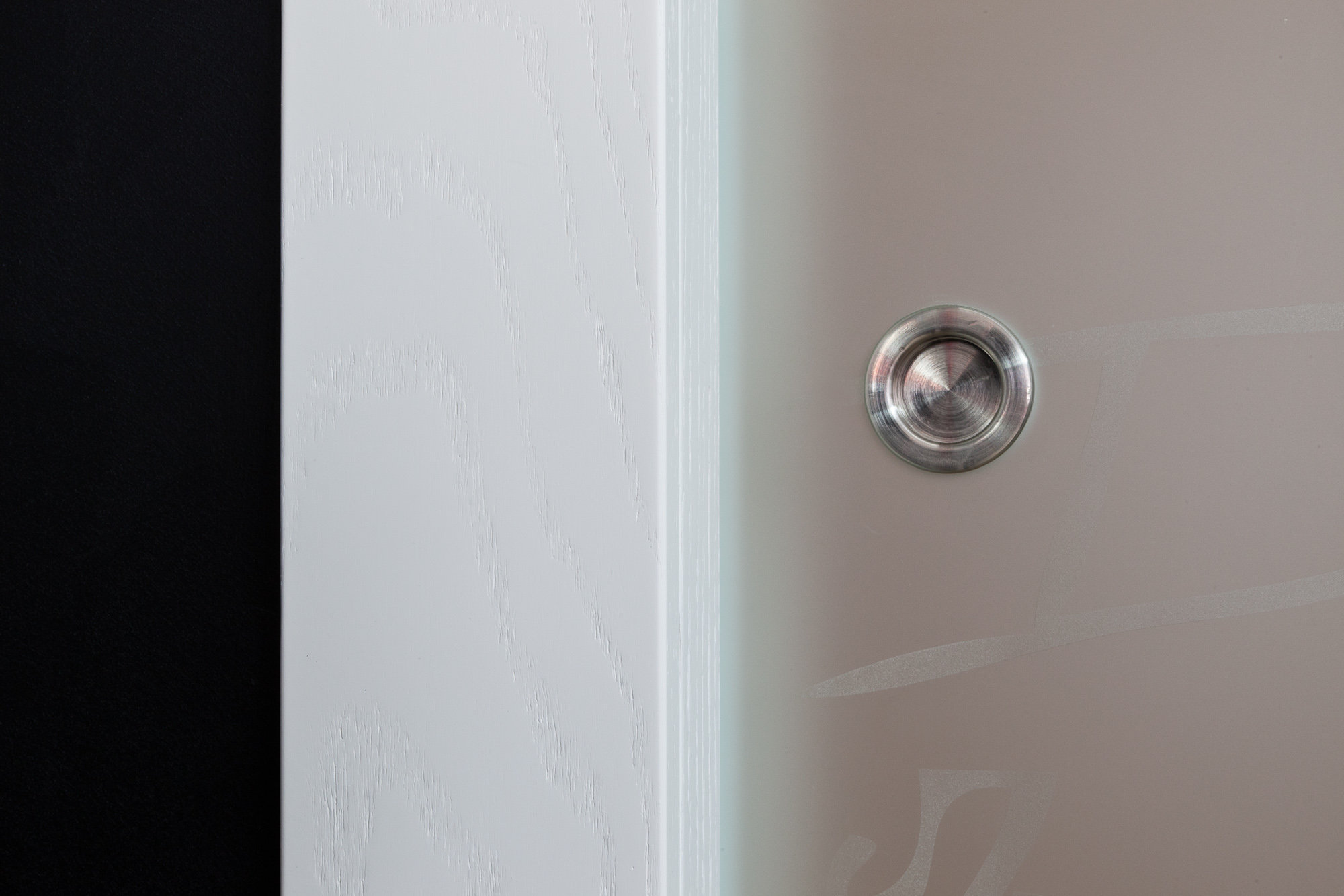 Porta per interni personalizzata in vetro temperato Porte classiche con vetro