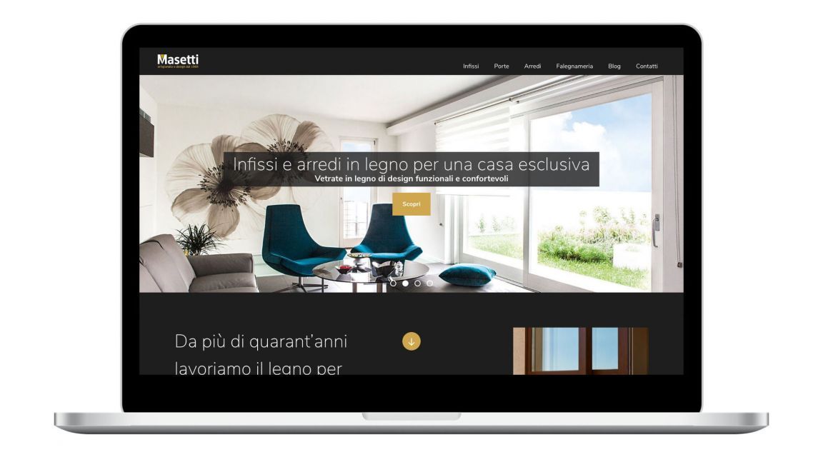 Sito Masetti: homepage